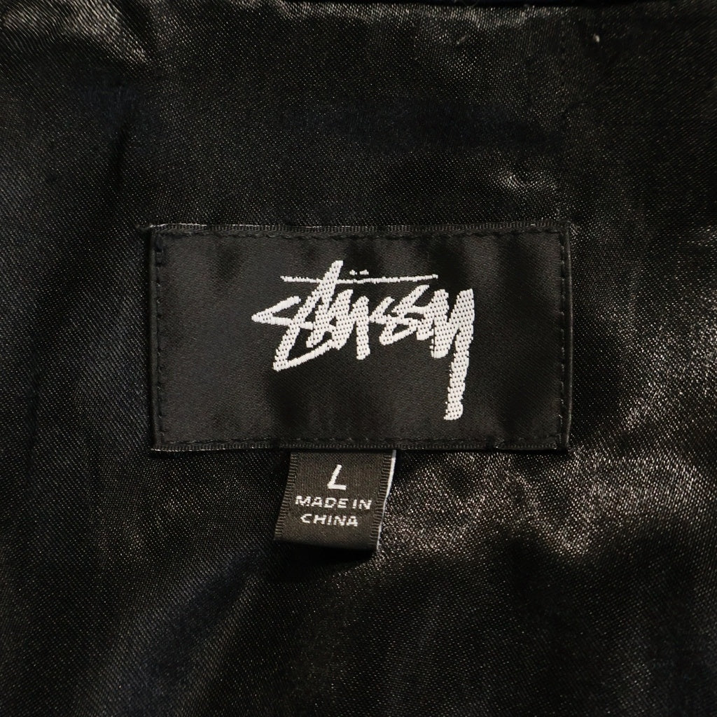 STUSSY(ステューシー) 2020 ×CDG Pin Striped Bing Jacket ピンストライプ ビングジャケット コーチジャケット セットアップ ネイビー 315270