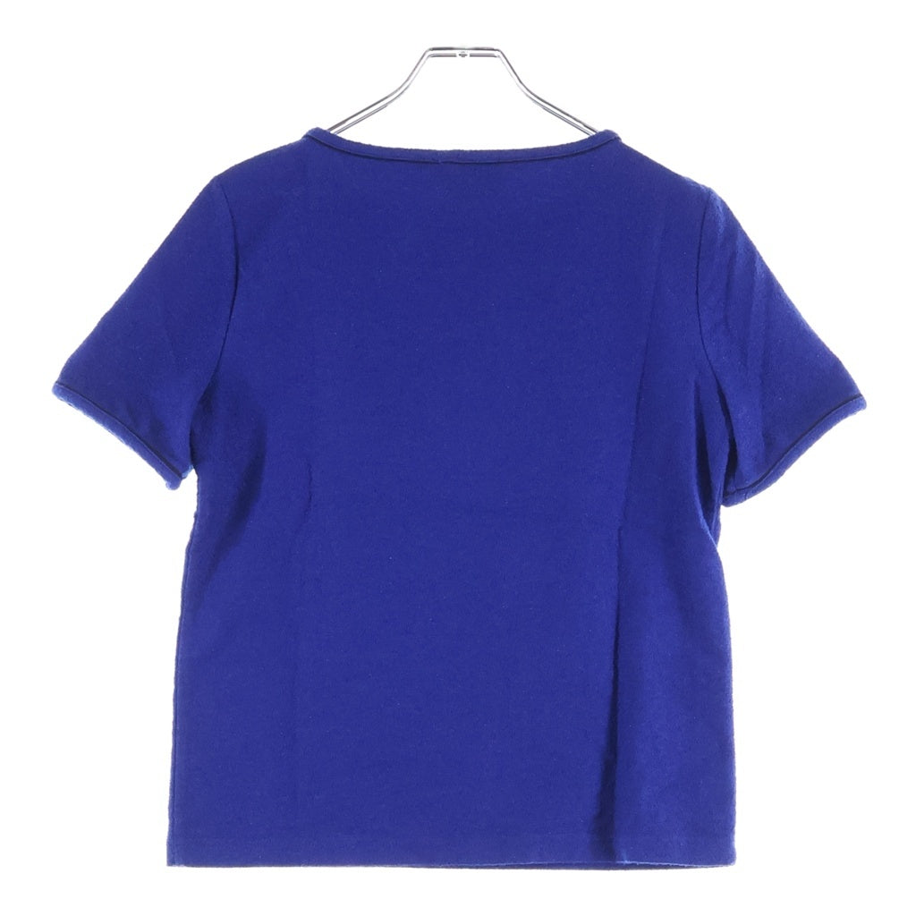 CHANEL(シャネル) LA PAUSA ココマーク プリント ツイード 半袖Tシャツ レディース ブルー P60455V38022