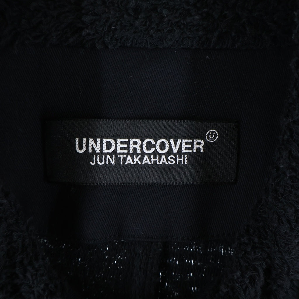 UNDERCOVER(アンダーカバー) 21SS コットンパイル ロングコート ブラック UC1A4303