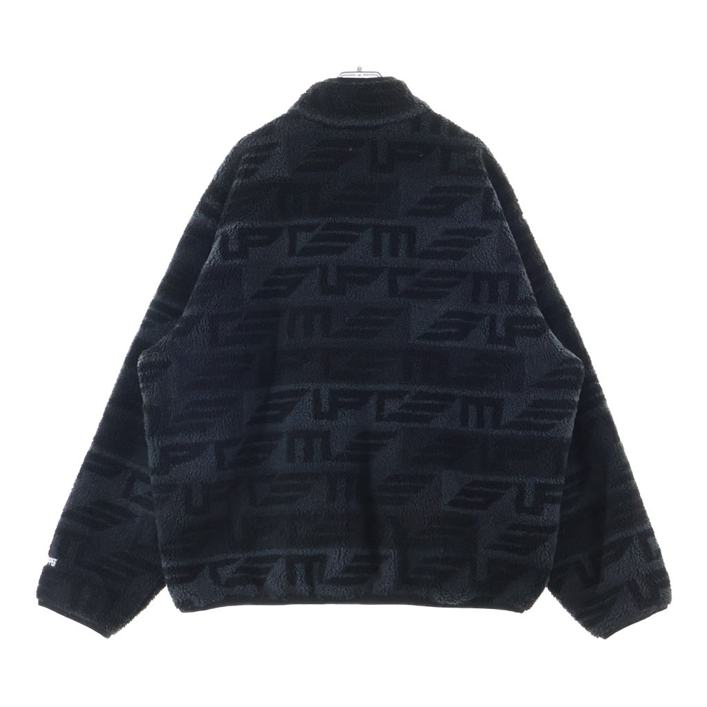 SUPREME(シュプリーム) 22AW Geo Reversible Windstopper Fleece Jacket ゲオ リバーシブル ウインドストッパー フリース ジップアップジャケット ブラック