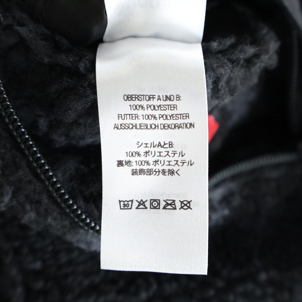 SUPREME(シュプリーム) 22AW Geo Reversible Windstopper Fleece Jacket ゲオ リバーシブル ウインドストッパー フリース ジップアップジャケット ブラック