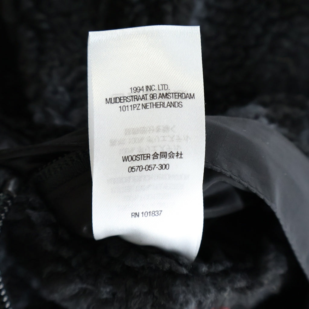 SUPREME(シュプリーム) 22AW Geo Reversible Windstopper Fleece Jacket ゲオ リバーシブル ウインドストッパー フリース ジップアップジャケット ブラック