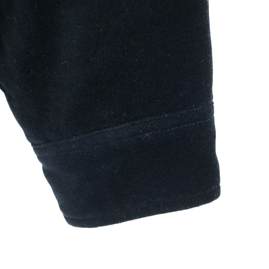 SUPREME(シュプリーム) 25AW Quilted Lined Hooded Velvet Shirt キルティングライナー ベルベットフードシャツ ブラック