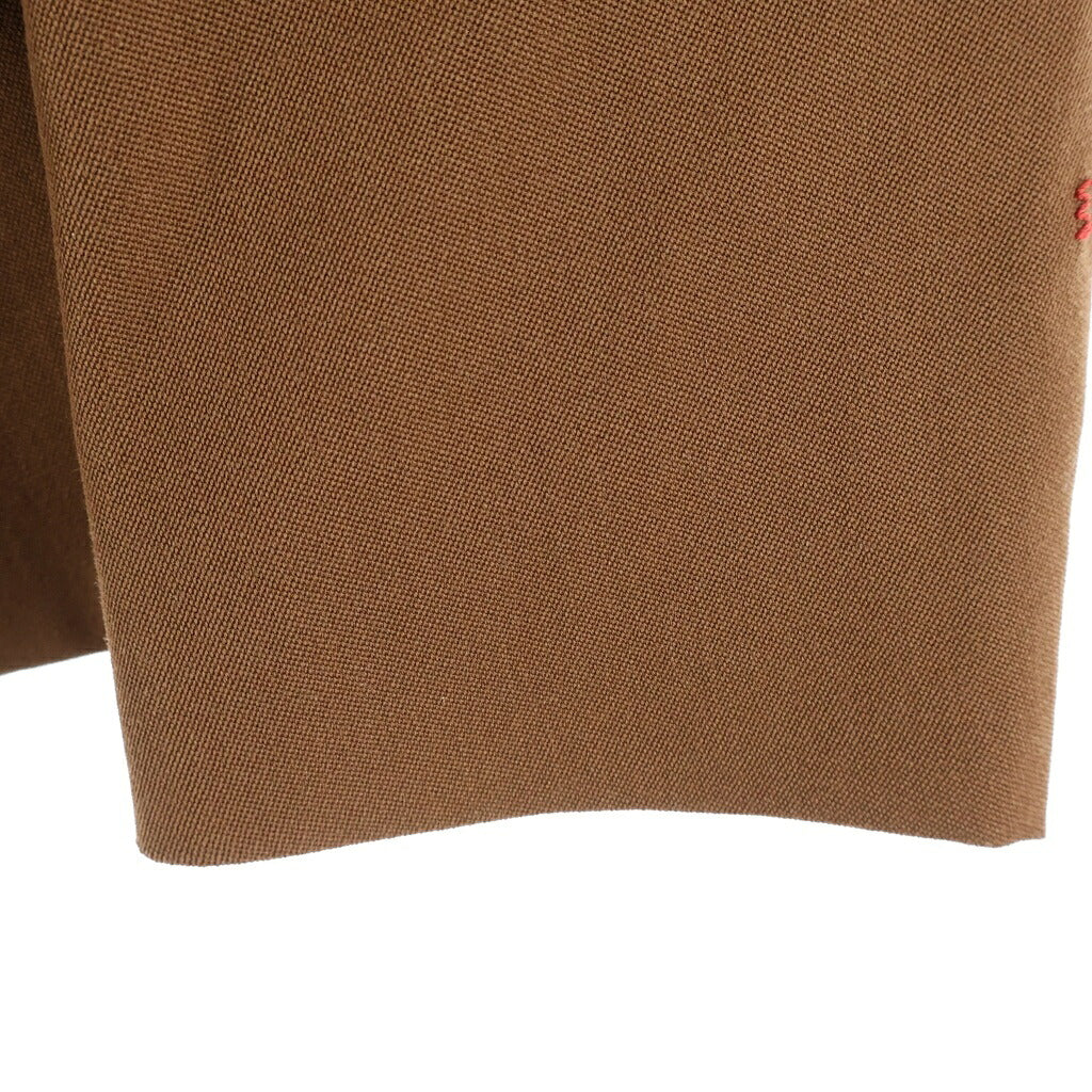 MARNI(マルニ) 25AW ベルベット切り替え 3B ウール テーラードジャケット ブラウン レディース GIMA0313QS