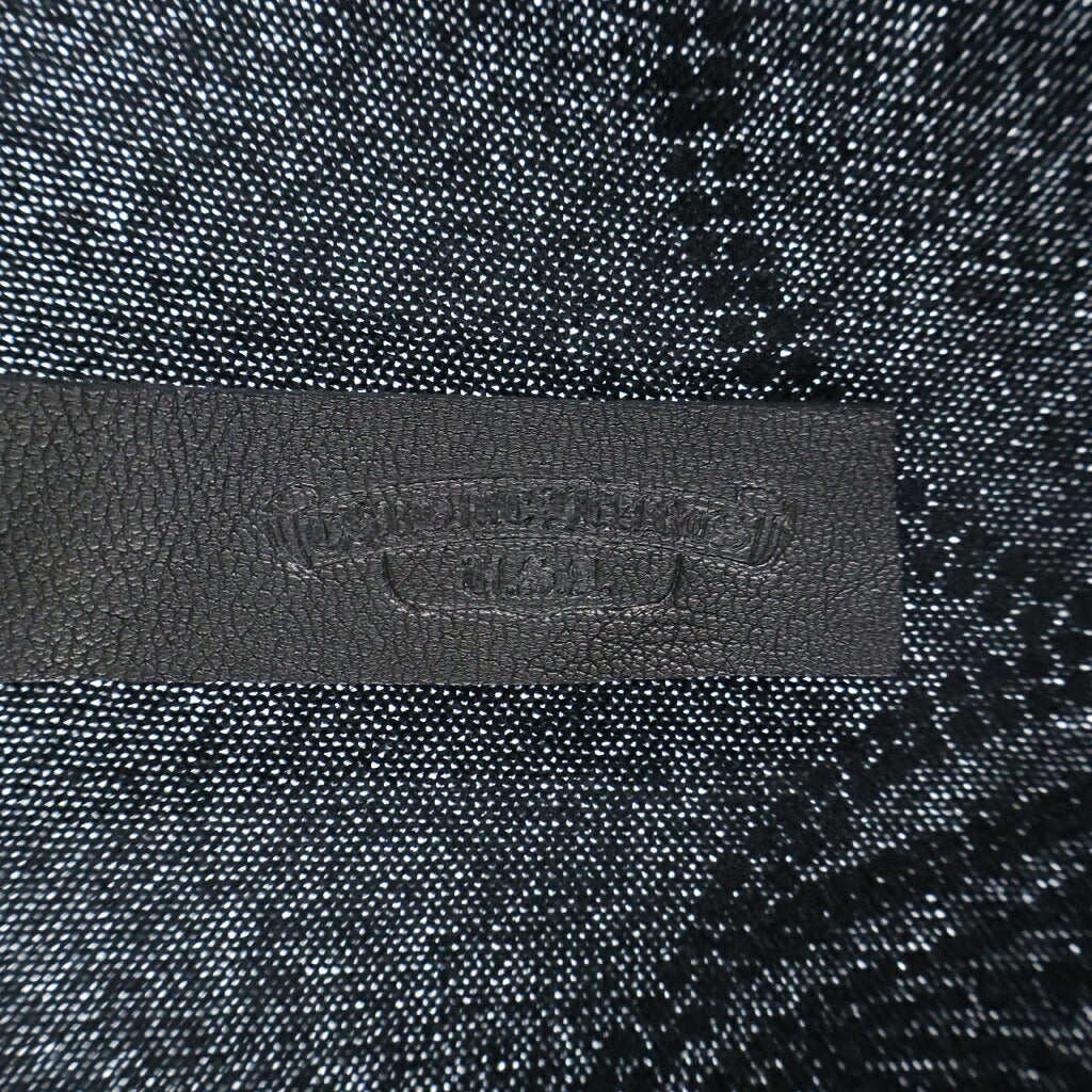 CHROME HEARTS(クロムハーツ) Y NOT RHINESTONE VINY HEART CASHMERE KNIT CARDIGAN ワイノット ラインストーン装飾 カシミヤニットカーディガン ブラック