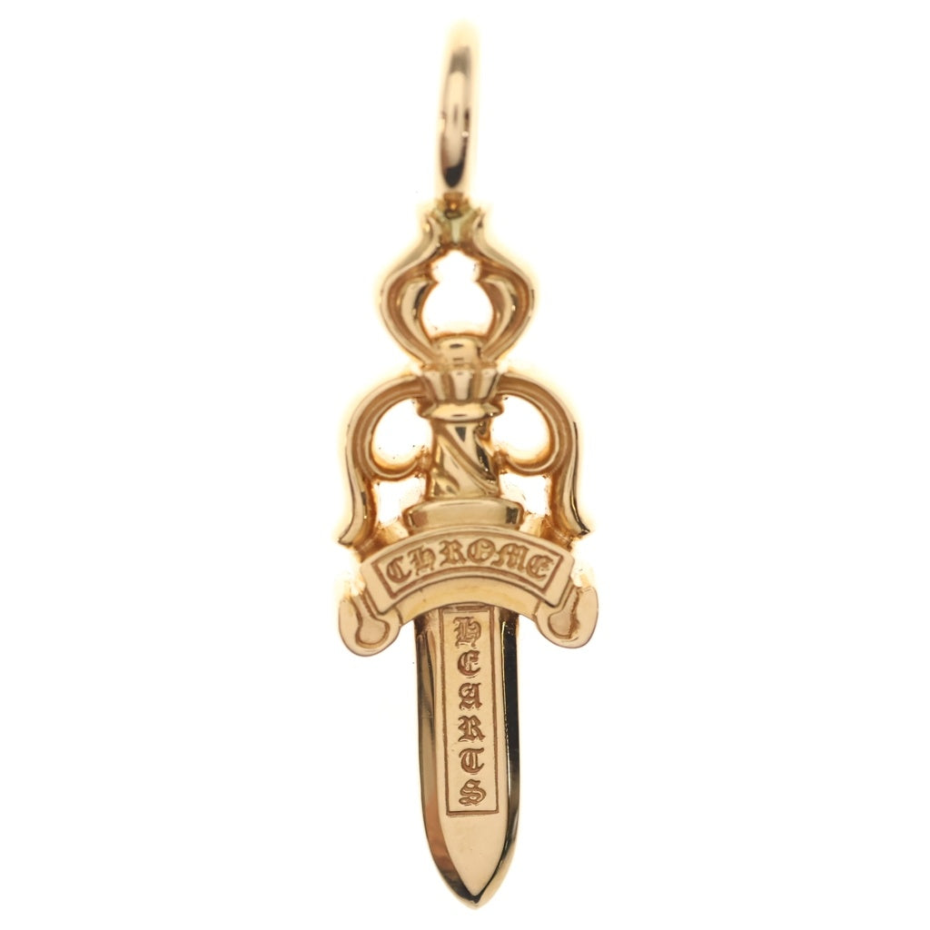 CHROME HEARTS(クロムハーツ) 22K DOUBLE DAGGER ダブルダガー ネックレストップ ゴールド
