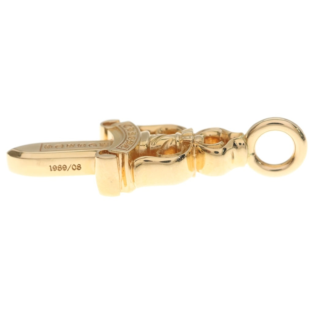 CHROME HEARTS(クロムハーツ) 22K DOUBLE DAGGER ダブルダガー ネックレストップ ゴールド