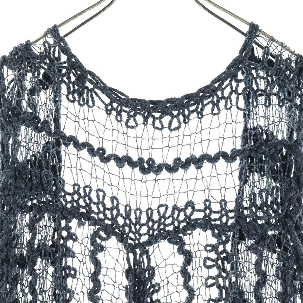 BLACK MEANS(ブラックミーンズ) 22SS ×ONO YUKINORI Knit Vest × オノユキノリ ニットベスト グレー 945-77GKN18-1