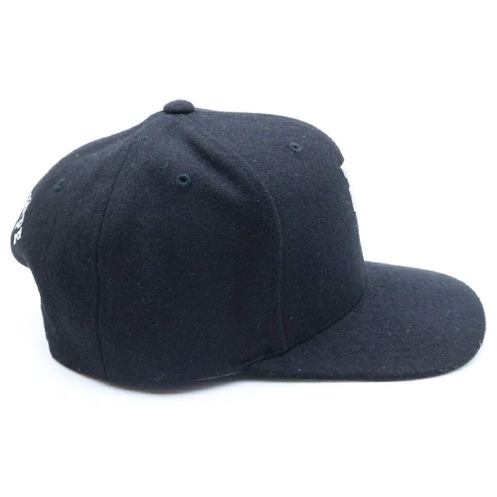KILLL THE HYPE(キル ザ ハイプ) LA UPSIDE DOWN LOGO CAP ロサンゼルス・ドジャース アップサイドダウンロゴ フェルト キャップ ブラック
