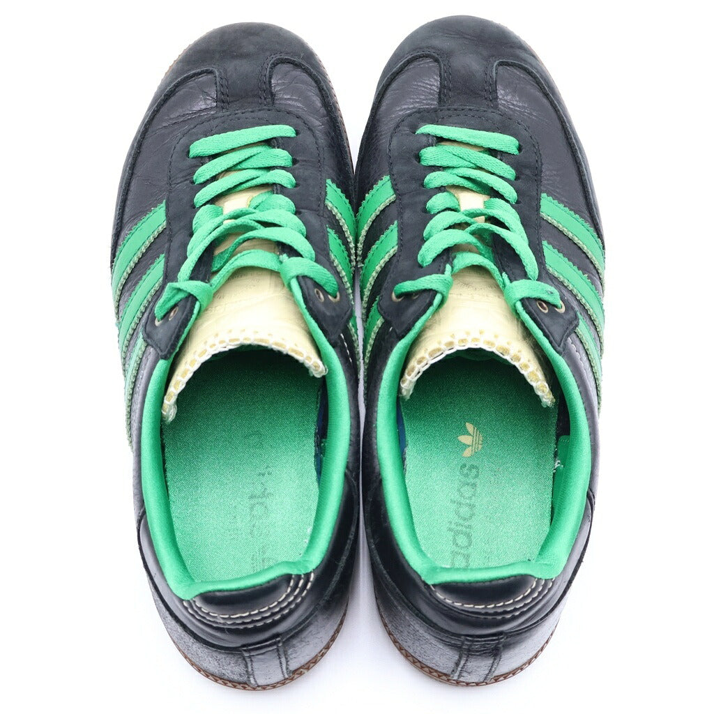 adidas(アディダス) ×Wales Bonner Samba ×ウェールズ・ボナー サンバ ブラック/グリーン US7.5/25.5CM S42590