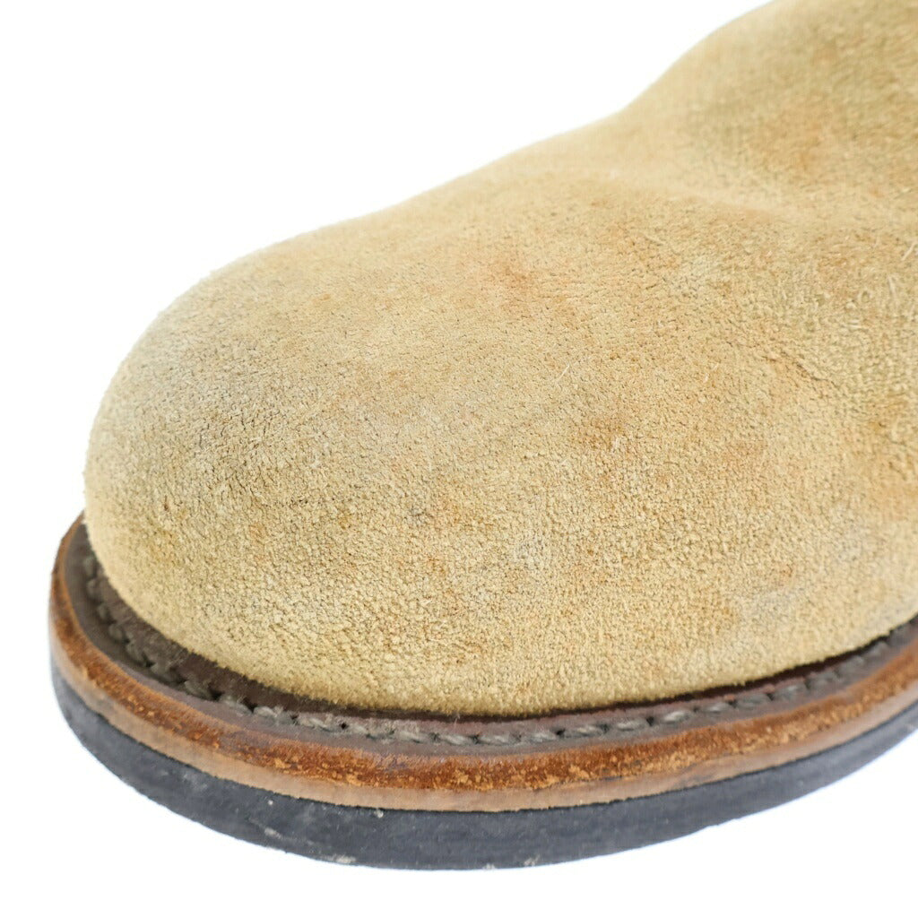 RED WING(レッド ウイング) エンジニアブーツ 8268 スエードハイカットブーツ ベージュ
