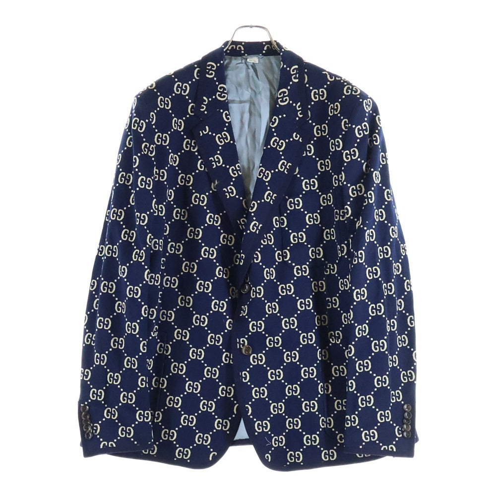 GUCCI(グッチ) 18AW GG Jacquard Jacket ジャガード ウール パイピング