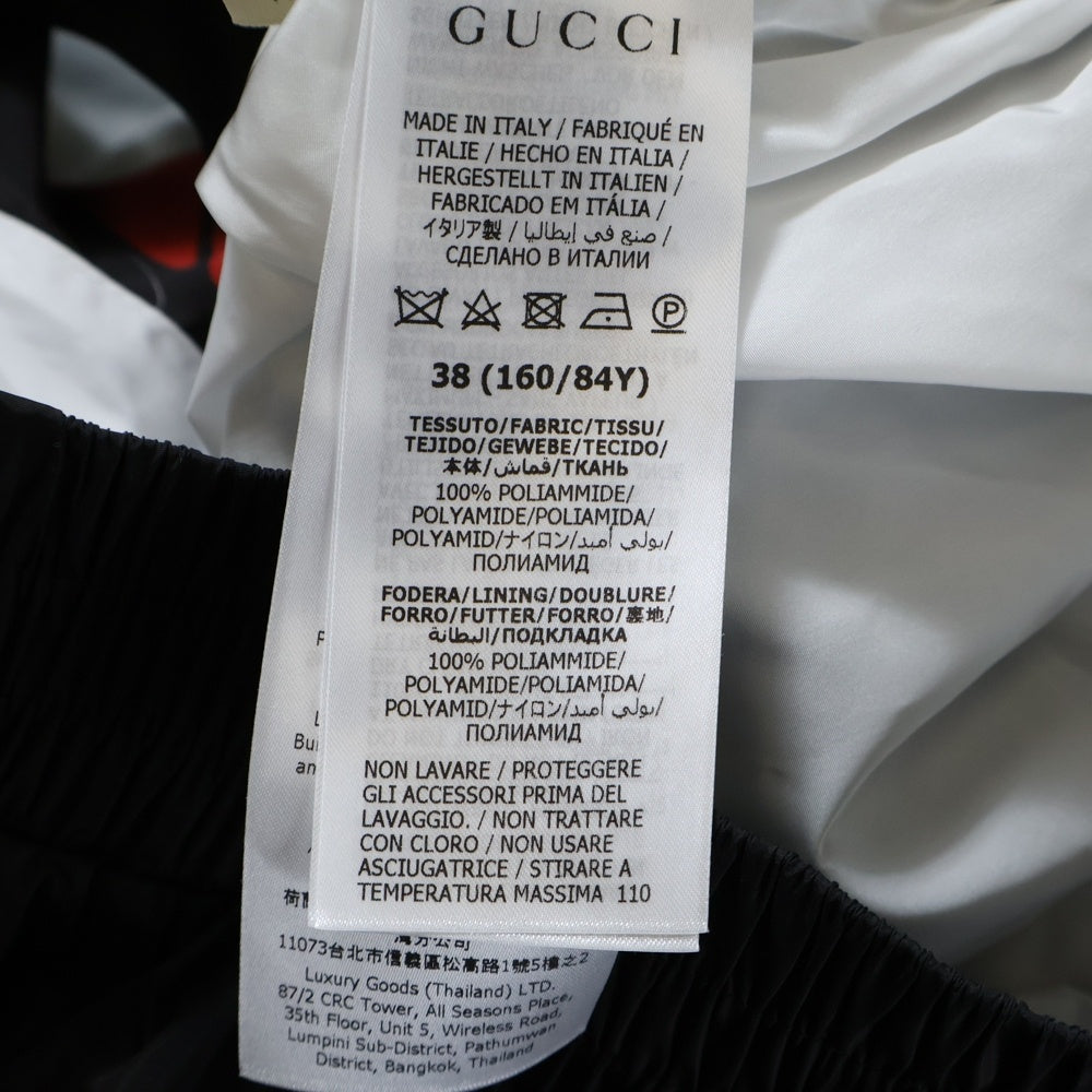 GUCCI(グッチ) ×Nagel Nylon Nagel print bomber jacket パトリックナーゲル ナイロンボンバージャケット マルチ 756376 ZANWC