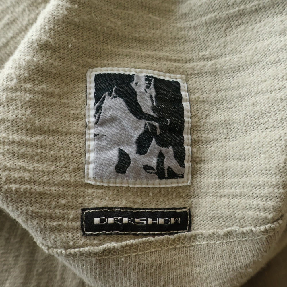 DRKSHDW(ダークシャドウ) 18AW タートルネックコットン長袖Tシャツ カットソー ベージュ DU18F7266-BG