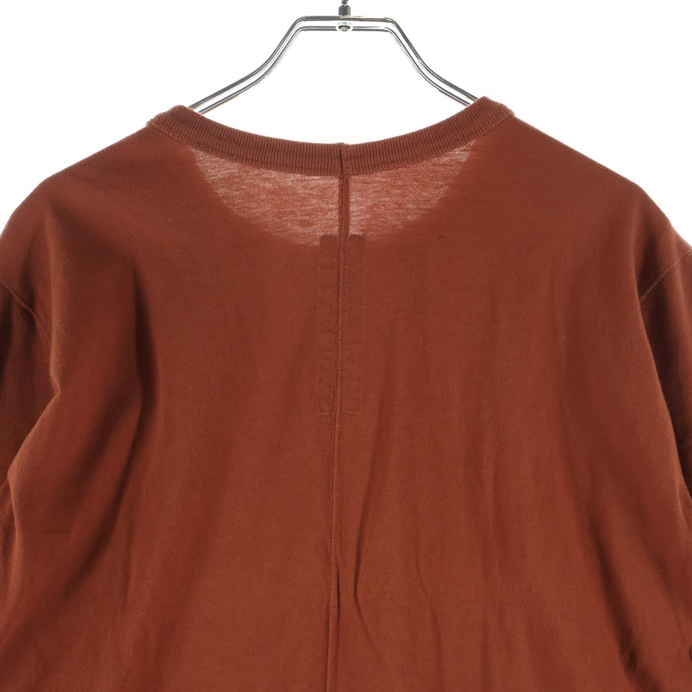 Rick Owens(リックオウエンス) 18AWクルーネックロングスリーブTシャツ カットソー オレンジ RU18F1266-JA