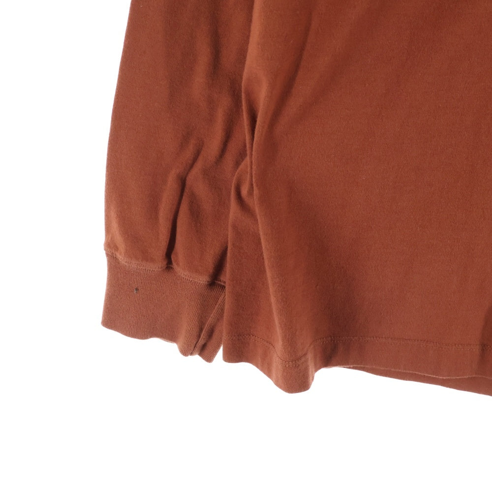 Rick Owens(リックオウエンス) 18AWクルーネックロングスリーブTシャツ カットソー オレンジ RU18F1266-JA