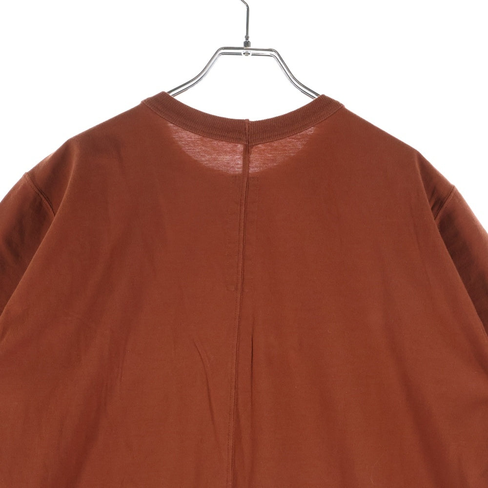 Rick Owens(リックオウエンス) 18AW クルーネック 半袖コットンTシャツ カットソー オレンジ RU18F1264-JA