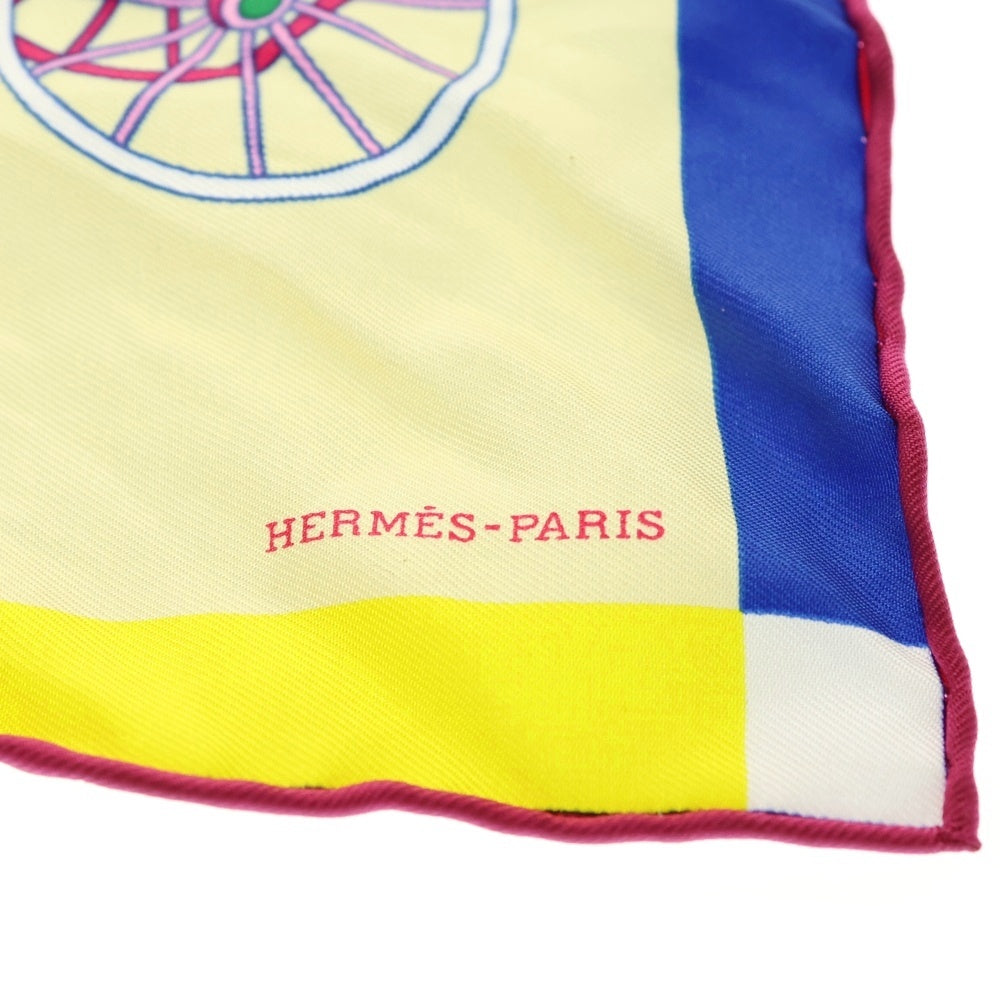HERMES(エルメス) カレ45 ガヴロッシュ 精巧な馬車 シルクスカーフ マルチ レディース