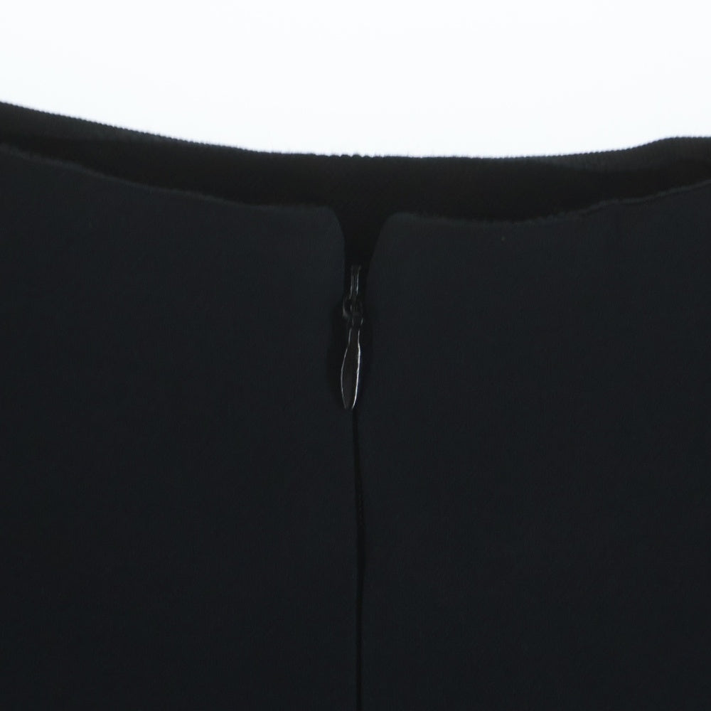 Christian Dior(クリスチャンディオール) ベルト付 シルク ロングサーキュラースカート レディース ブラック 151J21A1166