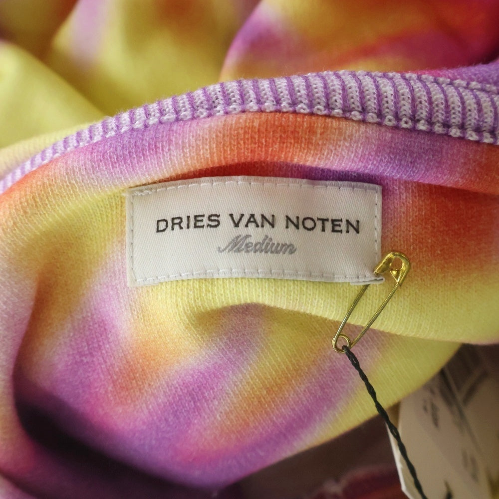 DRIES VAN NOTEN(ドリスヴァンノッテン) タイダイ染め スウェット コットンプルオーバー パーカー フーディ マルチ