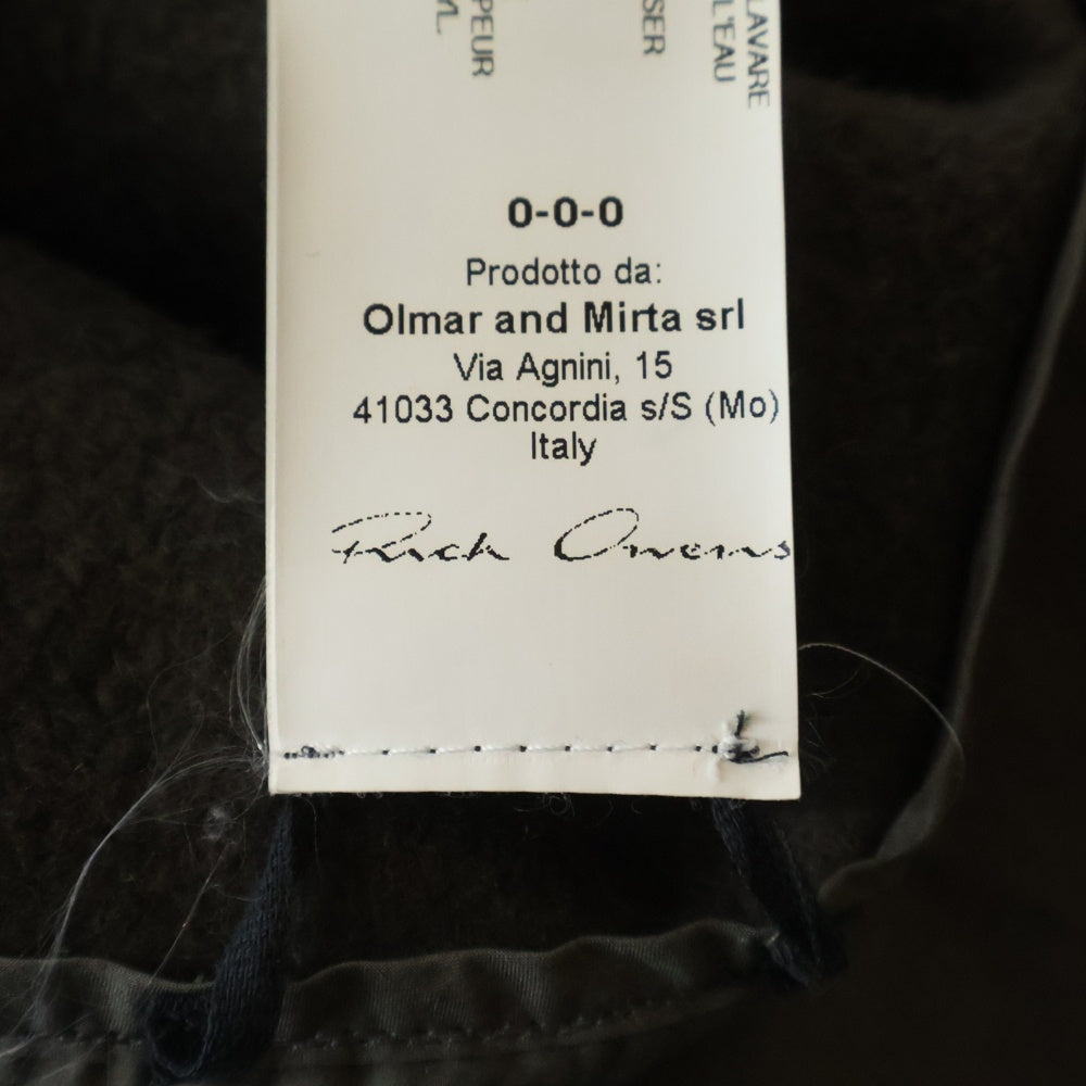 Rick Owens(リックオウエンス) 13AW Plinth Limo Peacoat プリンス期 リモ ピーコート RU13F09032-TD カーキ
