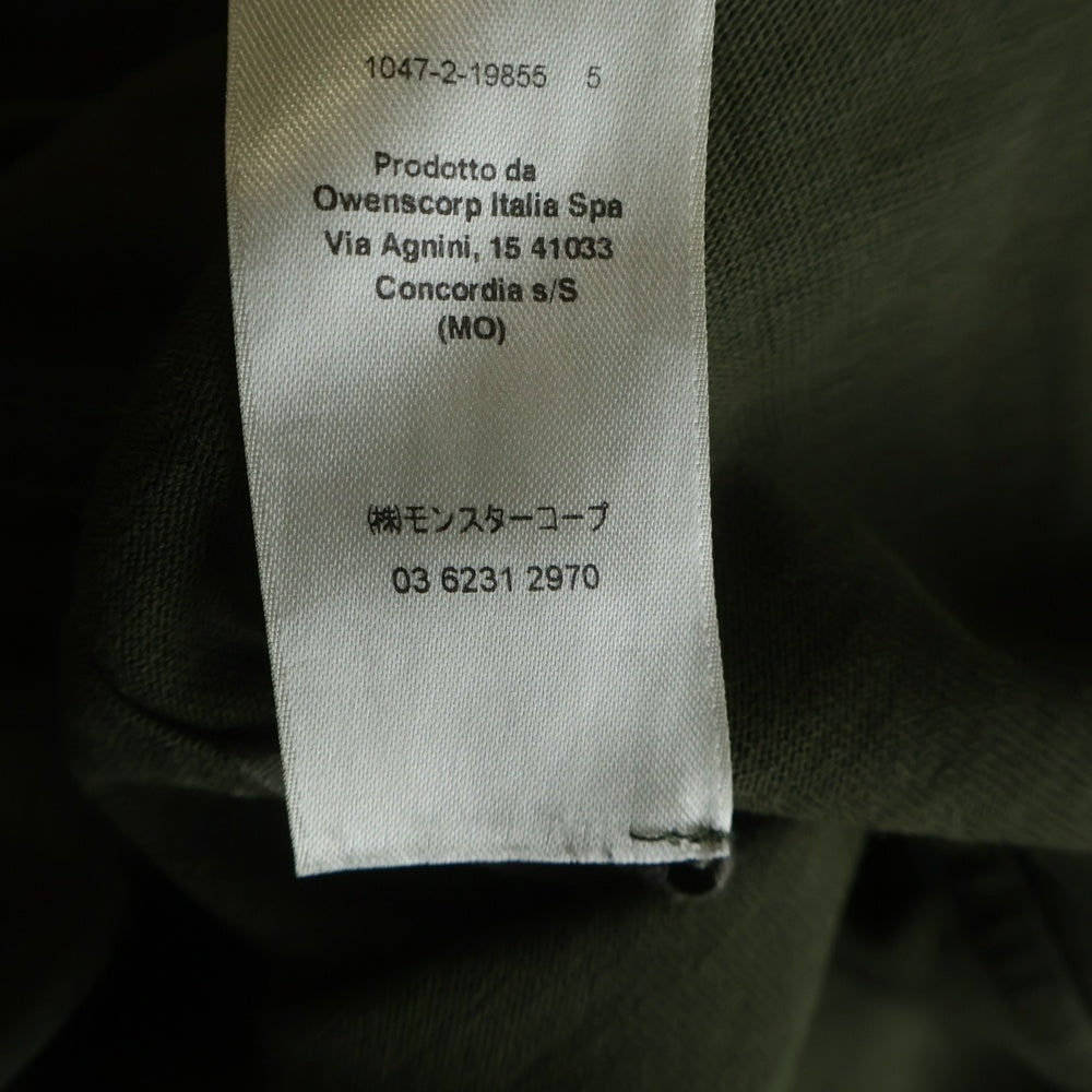 Rick Owens(リックオウエンス) 22AW DRAWSTRING LONG HOODIE ドローストーリングフーディ プルオーバーパーカー カーキRU02B2285-BA