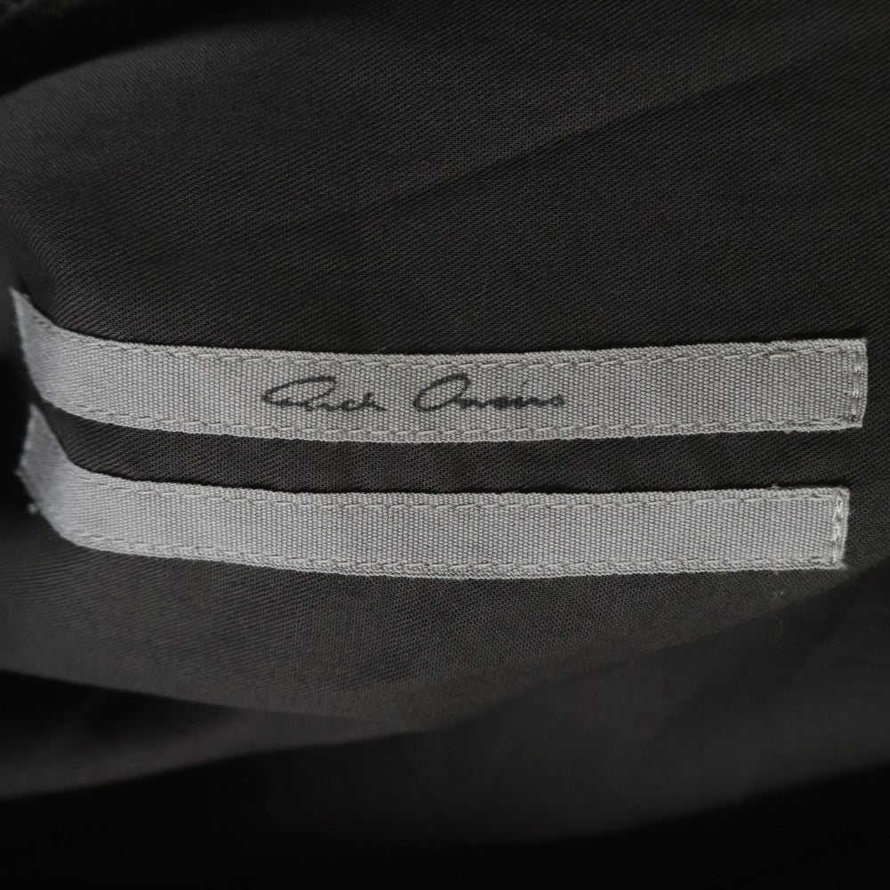 Rick Owens(リックオウエンス) Alice Brad Jacket アリスブレットジャケット カーキ RU02E1720-WRU