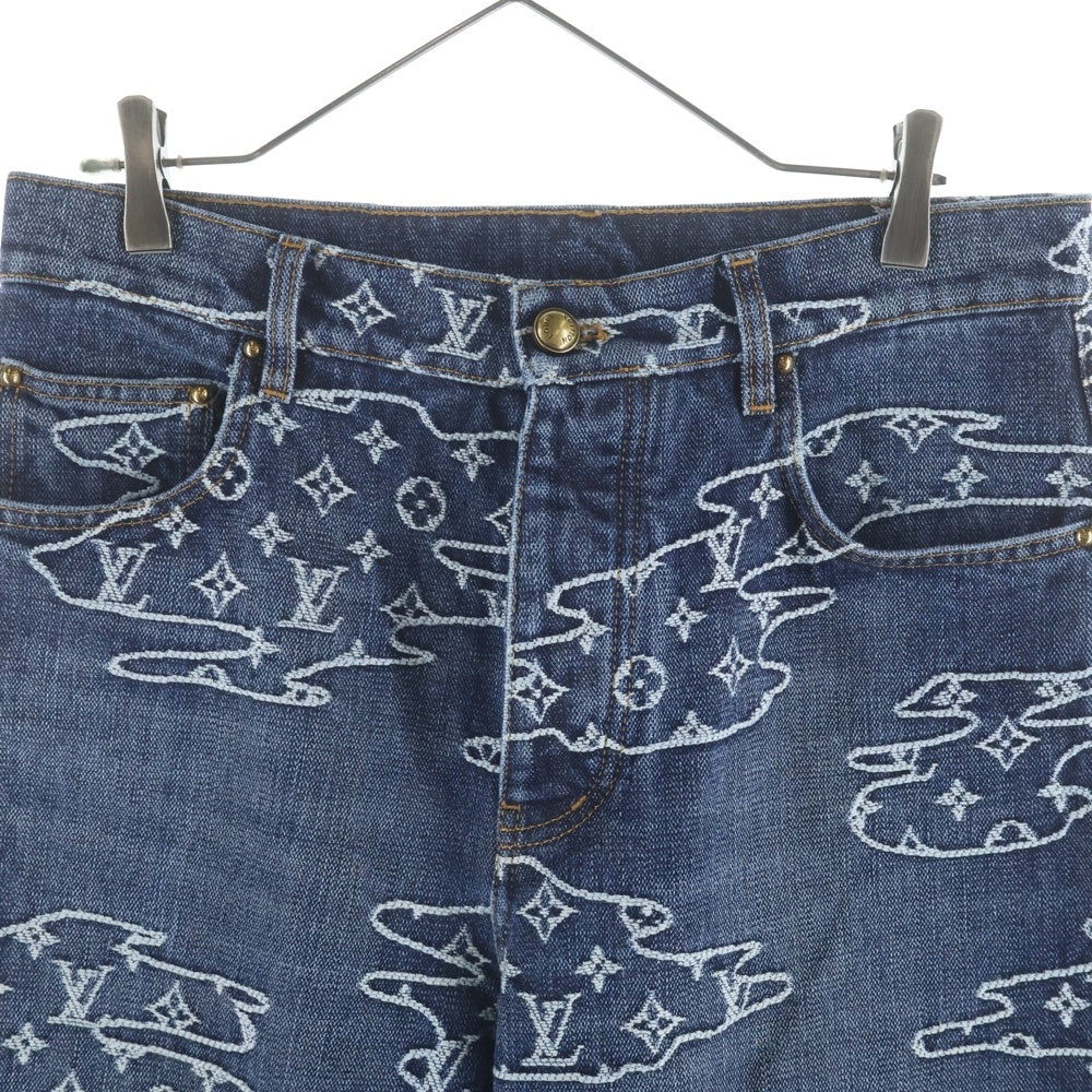 LOUIS VUITTON(ルイヴィトン) ×NIGO 25AW モノグラムデニムスケートパンツ インディゴ RM252M YPZ HTD83W