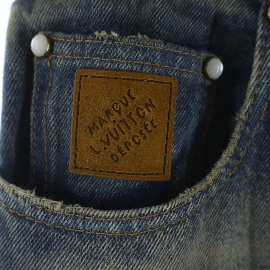 LOUIS VUITTON(ルイヴィトン) 25SS Sunfaded Effect Denim Skate Pants サンフェードエフェクトデニムスケートパンツ インディゴ RM251M J16 HSD91W