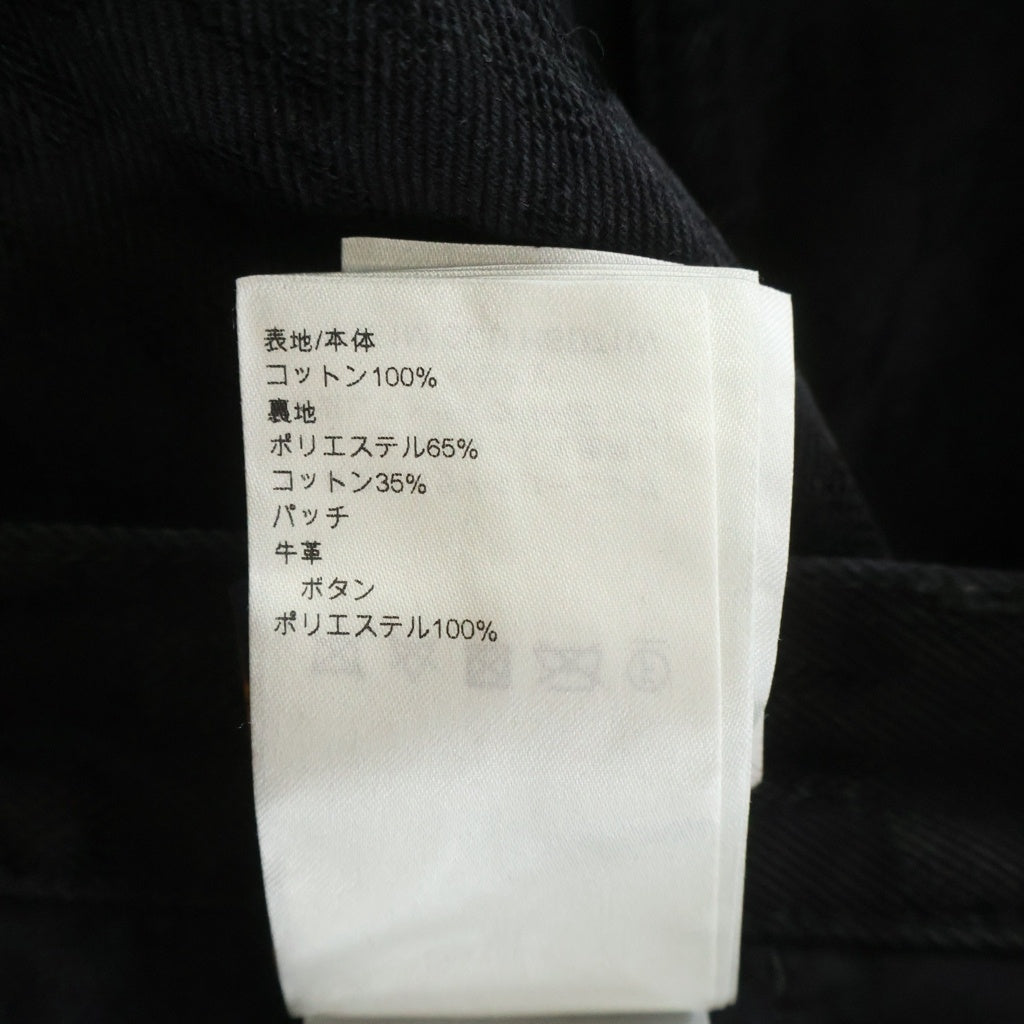 LOUIS VUITTON(ルイヴィトン) 25SS フロックドダミエデニム ワイドレッグパンツ RM251M CCU HSD71W ブラック