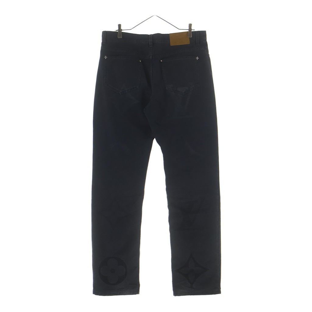 LOUIS VUITTON(ルイヴィトン) 25SS MONOGRAM FLOUR DENIM PANTS モノグラムフラワーデニムパンツ ジーンズ ブラック RM251M9 OWZ HSD15W