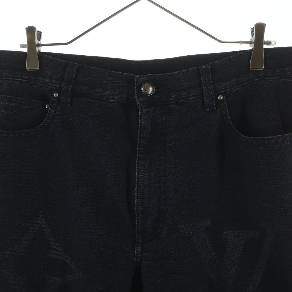 LOUIS VUITTON(ルイヴィトン) 25SS MONOGRAM FLOUR DENIM PANTS モノグラムフラワーデニムパンツ ジーンズ ブラック RM251M9 OWZ HSD15W