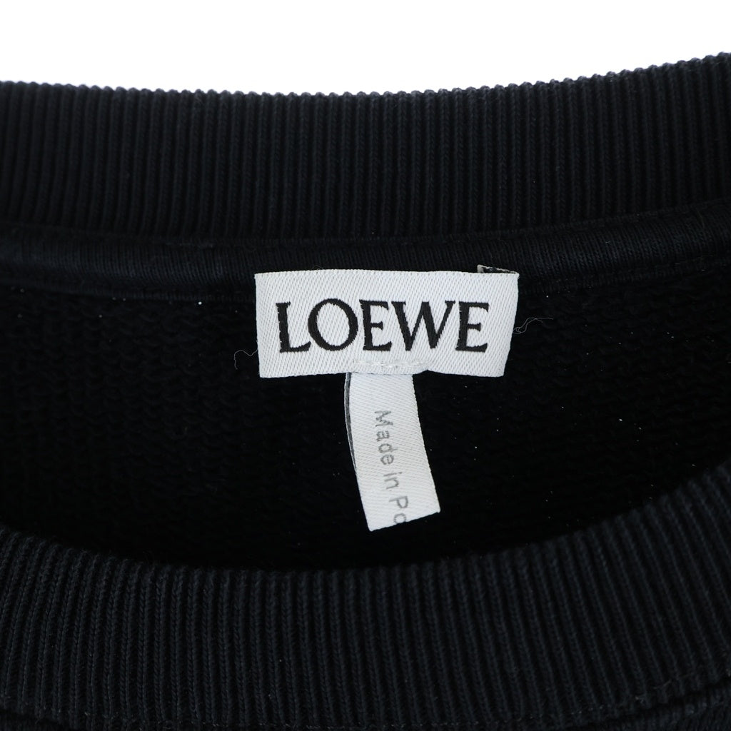 LOEWE(ロエベ) ANAGRAM SWEAT アナグラム クルーネック 長袖スウェット ブラック H526Y24J07