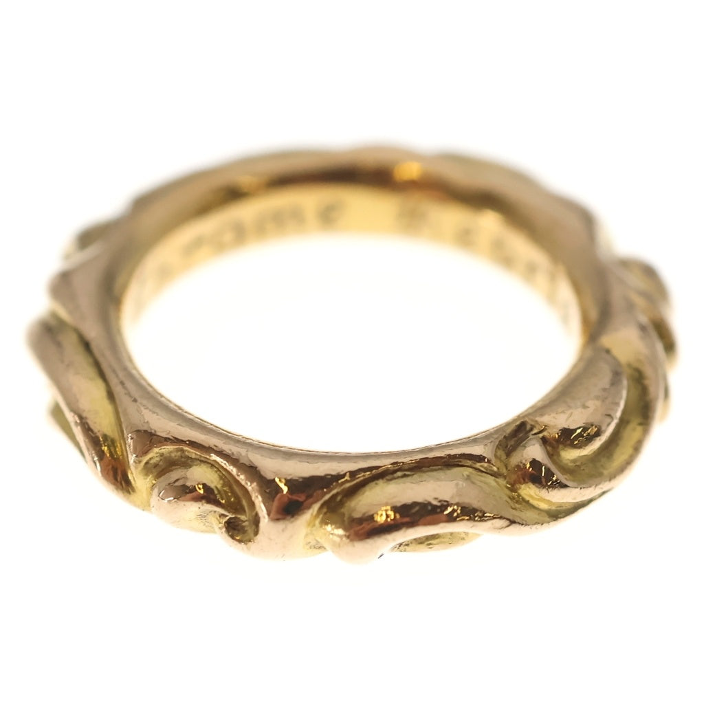 CHROME HEARTS(クロムハーツ) 22K SCRL BAND スクロールバンド リング ゴールド BCA416