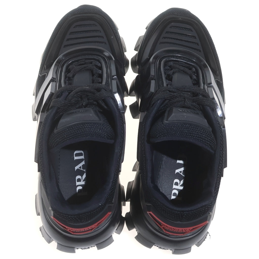 PRADA(プラダ) Cloudbust Thunder knit fabric sneakers クラウドバスト サンダー ニットファブリック ローカットスニーカー シューズ ブラック レディース 819
