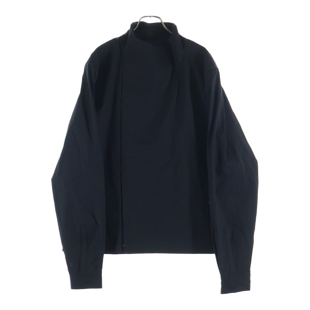 Rick Owens(リックオウエンス) LPM JK コットンスタンドカラーハイネックジャケット RU01F2740-TE ブラック