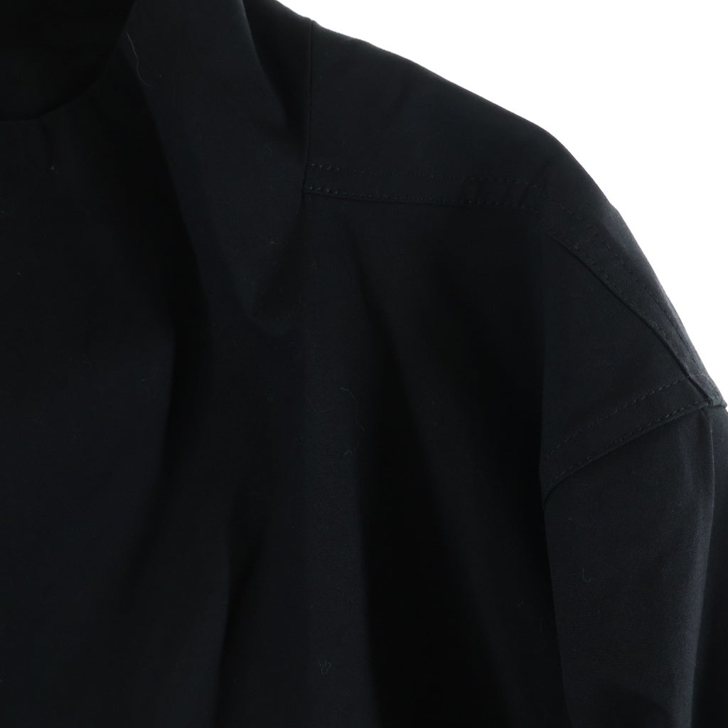 Rick Owens(リックオウエンス) LPM JK コットンスタンドカラーハイネックジャケット RU01F2740-TE ブラック