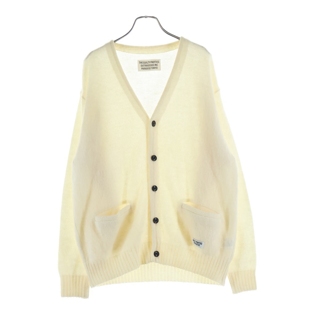 WACKO MARIA(ワコマリア) MOHAIR CARDIGAN モヘアカーディガン ホワイト