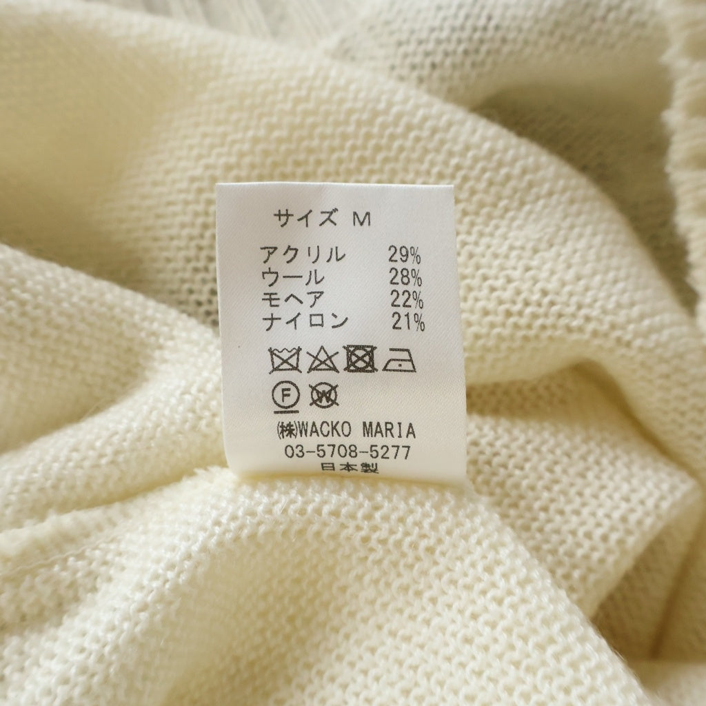WACKO MARIA(ワコマリア) MOHAIR CARDIGAN モヘアカーディガン ホワイト