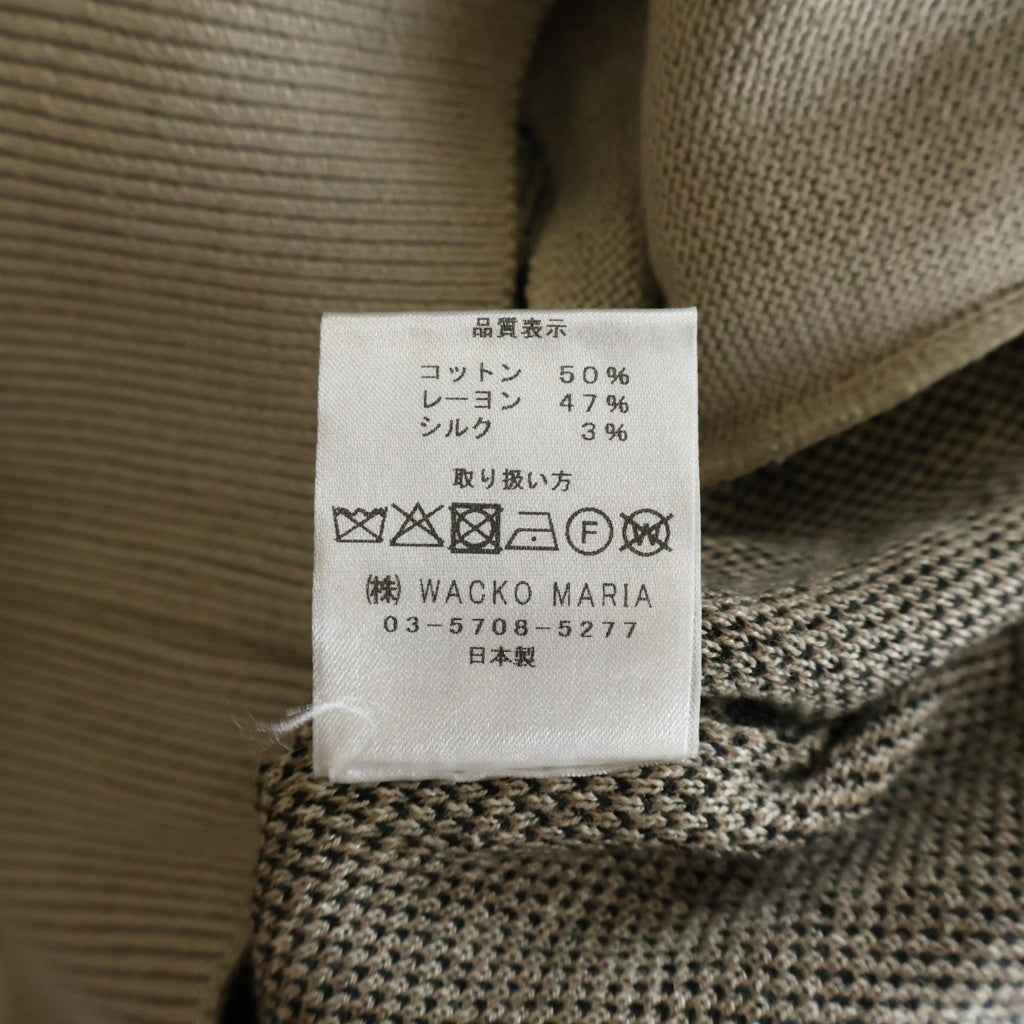 WACKO MARIA(ワコマリア) 26SS DIGTALCAMO JACQUARD CADIGAN デジタルカモシャガードカーディガン ベージュ 26SS-WMK-KN12