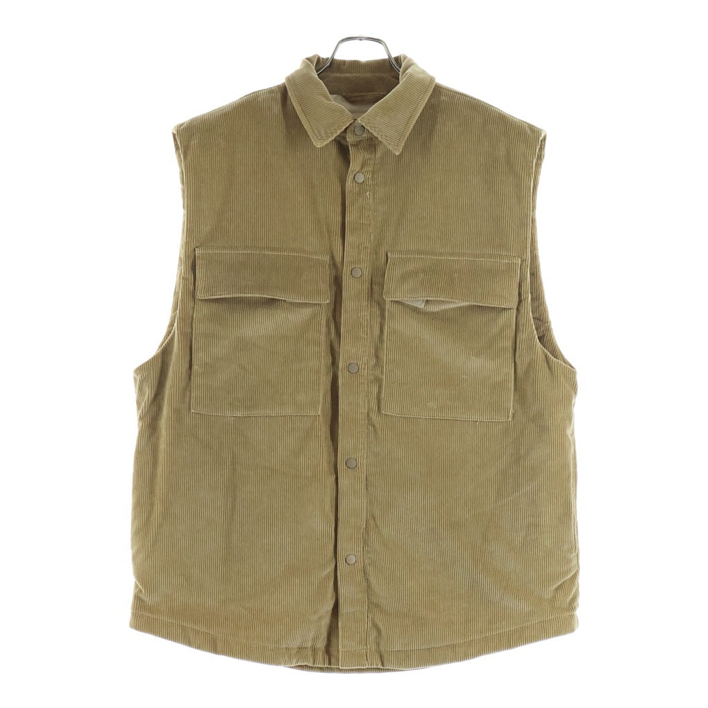 FEAR OF GOD(フィアオブゴッド) ノースリーブ コーデュロイコットンベスト ブラウン