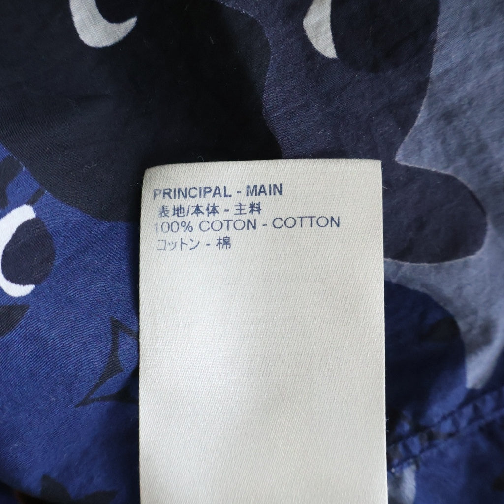 LOUIS VUITTON(ルイヴィトン) 20SS カモDNAオセアンモノグラム長袖シャツ ブルー RM201M TKJ HIS07W
