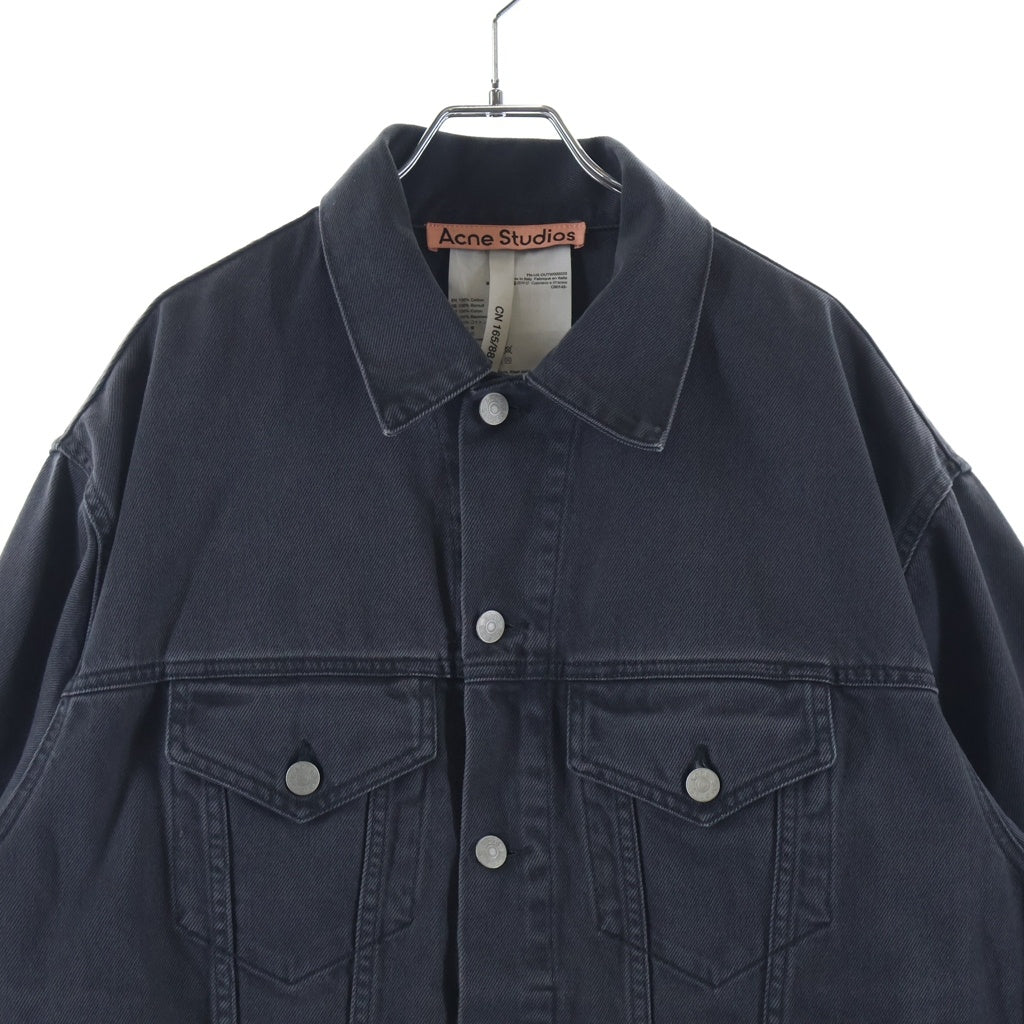 Acne Studios(アクネ ストゥディオズ) 23AW オーバーサイズ リラックスフィット デニムジャケット ダークグレー FN-UX-OUTW000033