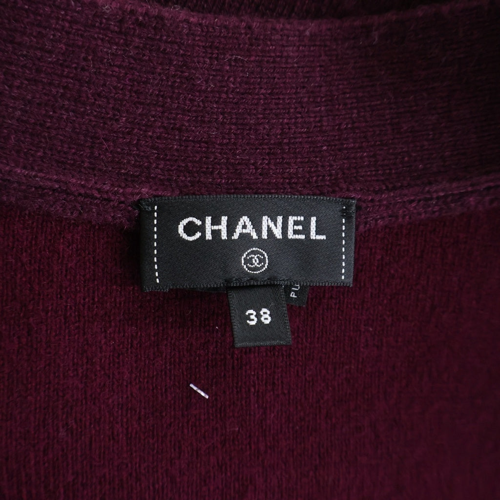 CHANEL(シャネル) アンサンブル グリッターココマークカシミアカーディガン レッド P72997K10494 レディース