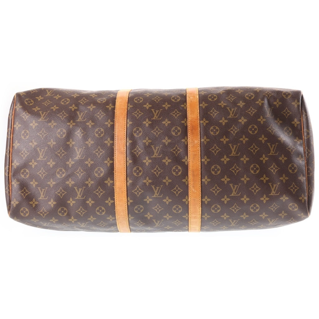 LOUIS VUITTON(ルイヴィトン) モノグラム キーポル60 PVC レザー ボストンバッグ ハンドバッグ ブラウン M41422 レディース