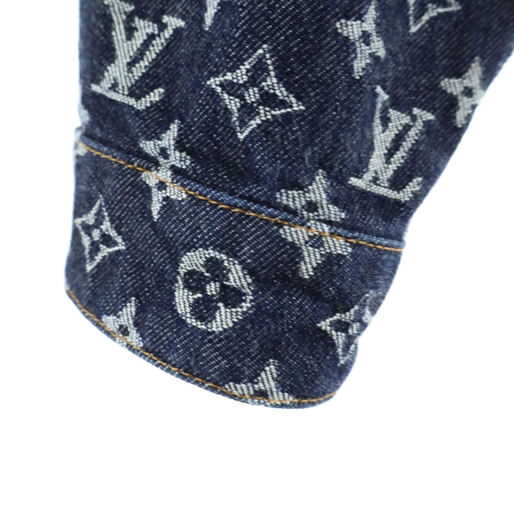 LOUIS VUITTON(ルイヴィトン) 24AW Monogram Jacquard Denim Jacket モノグラム ジャガードデニムジャケット インディゴ RM242M UZD HRA79W