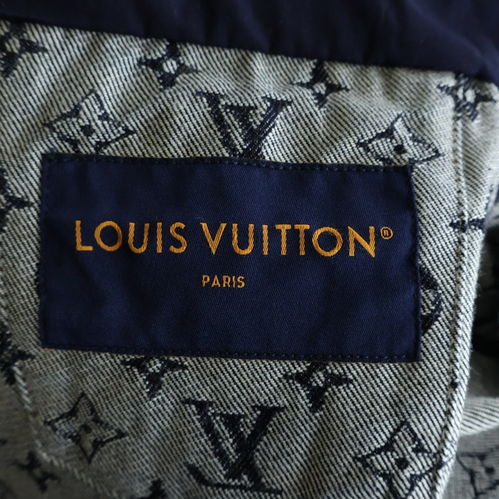 LOUIS VUITTON(ルイヴィトン) 24AW Monogram Jacquard Denim Jacket モノグラム ジャガードデニムジャケット インディゴ RM242M UZD HRA79W