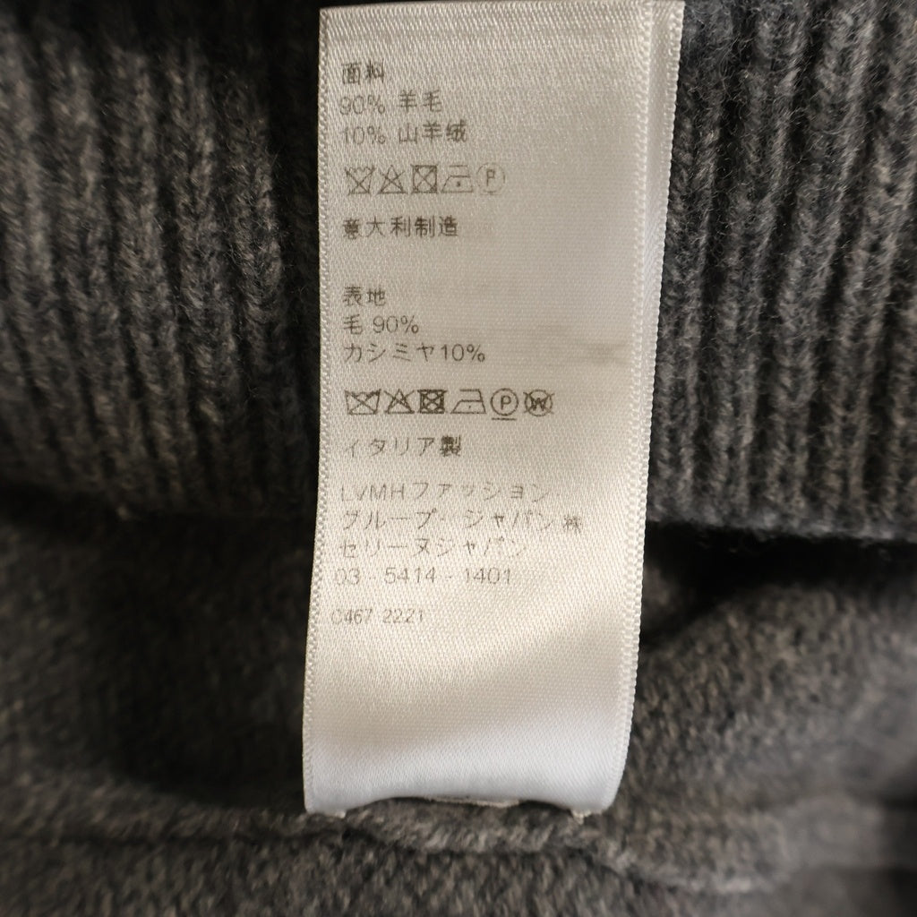 CELINE(セリーヌ) トリオンフ エンブロイダリー カシミヤプルオーバーニットセーター フーディ グレー 2AC87048T