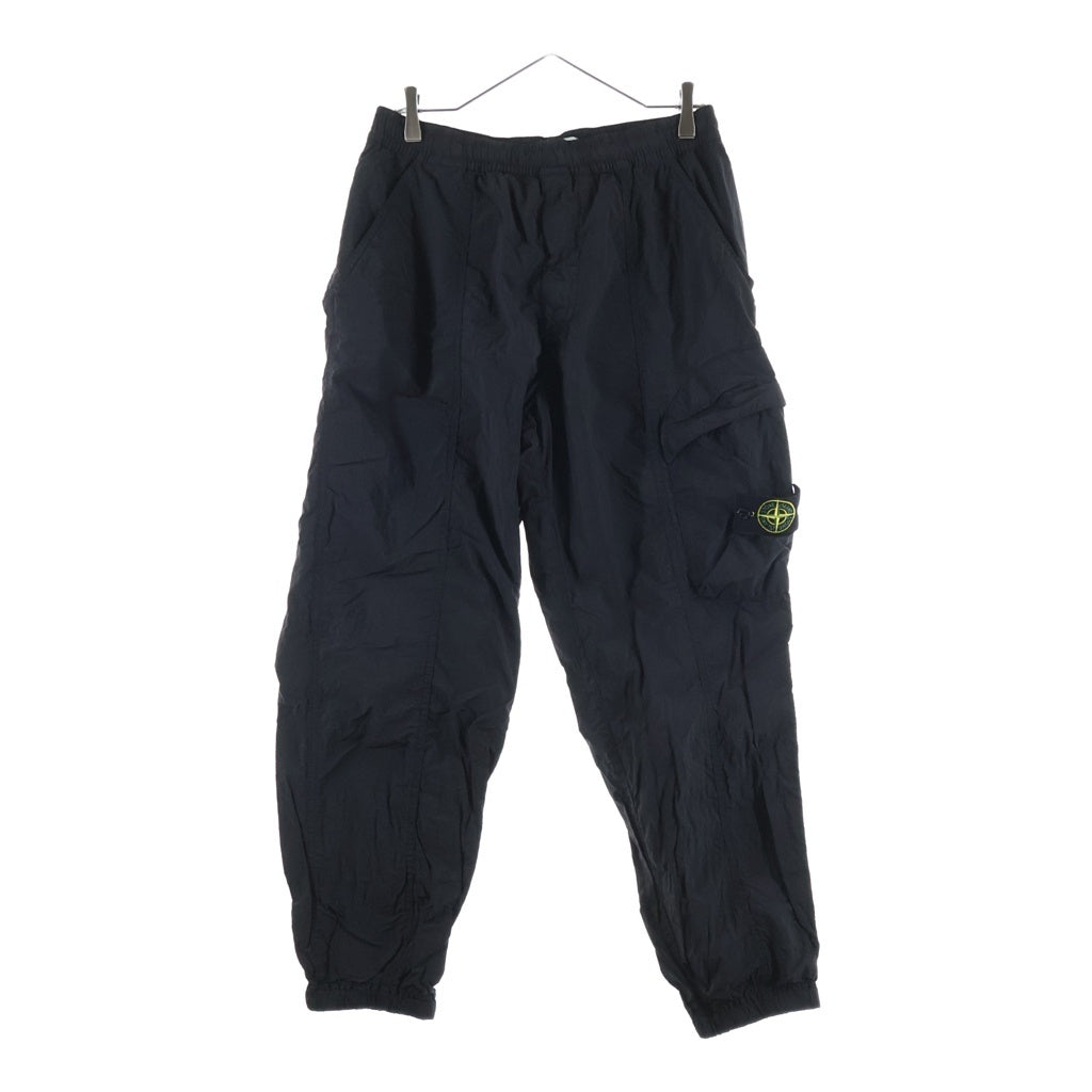 STONE ISLAND(ストーンアイランド) NYLON METAL PANTS LOGO PATCH ロゴパッチ ナイロン メタル カーゴ ジョガーパンツ ブラック K1S153100006S0019