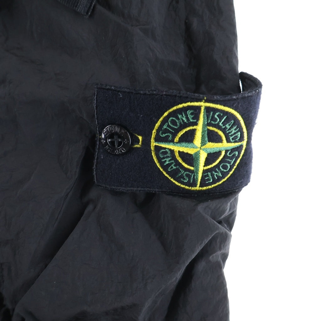 STONE ISLAND(ストーンアイランド) NYLON METAL PANTS LOGO PATCH ロゴパッチ ナイロン メタル カーゴ ジョガーパンツ ブラック K1S153100006S0019